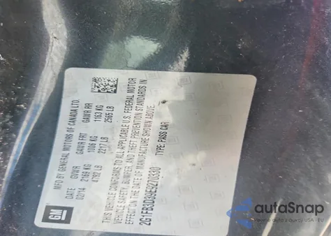 2014 Chevrolet Camaro Lt z USA, uszkodzony, nr VIN 2G1FB3D39E9270330